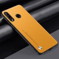 Funda de Lujo de Cuero PU para Huawei P30 Lite Cubierta Trasera Mate de Silicona a Prueba de Golpes - details 16