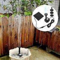 Kit de potencia de 1,4 W, bomba de Panel Solar para jardín, piscina, fuente de agua, baño interior para pájaros al aire libre - details 14