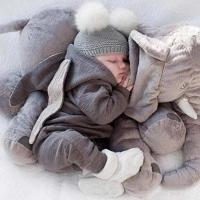 Peleles de bebé para niños y niñas recién nacidos de 0 a 3 6 9 12 18 meses Boutique de algodón de manga larga con Orejas de conejo mono infantil ropa de primavera y otoño - details 0