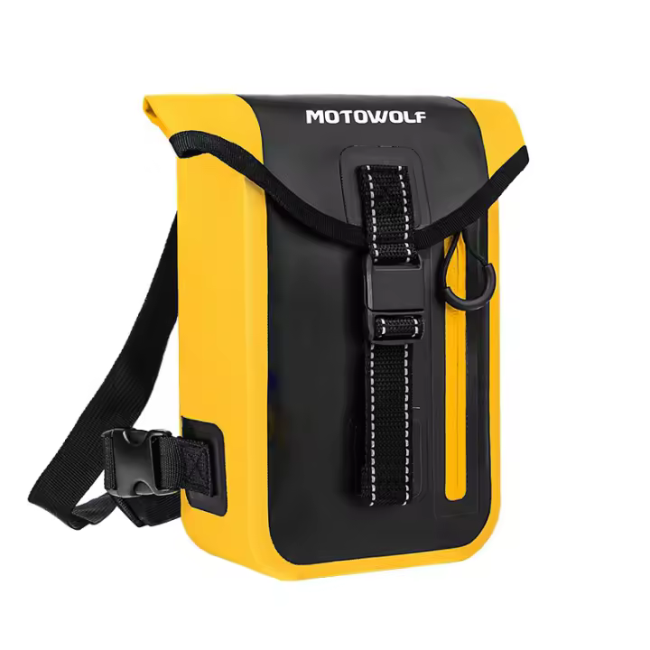 Bolsa de Pierna para Motocicleta Nueva Impermeable con Cinturón Magnético Reflectante Gran Capacidad Elástica Wearable Mochila Bolsa - 1