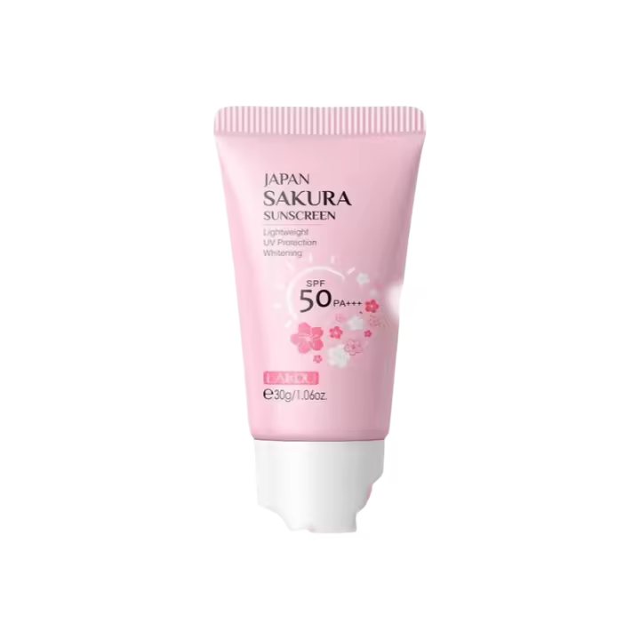 Nueva crema Sakura, protector solar coreano, bloqueador solar facial Spf50, loción aislante, crema hidratante blanqueadora - 1