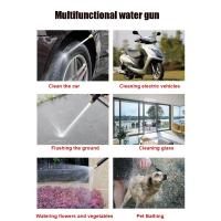 Pistola De Agua Portátil Para Limpieza De Coche Y Riego Del Jardín Con Nozzle De Espuma Y Conector Rápido Variedad De Patrones De Roce - details 5