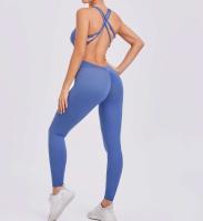 Monos de Yoga sin Costuras Estilo Deportivo para Mujeres Correa Cruzada Levantamiento de Cadera - details 14