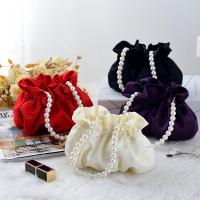Mini bolso de cubo con cadena de perlas artificiales para mujer, Cartera de pulsera, bolso callejero - details 5