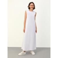 Vestido tipo chaleco básico, vestido largo ajustado informal interior para mujer - details 7