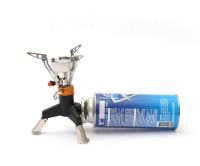 Accesorios y equipos, Conector para estufa portátil, Trípode para contenedor de gas de acero inoxidable, Suministros para acampar - details 2