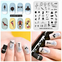 Plantillas de Arte de Uñas KADS para Salones de Belleza Herramientas de Manicura con Diseños de Flores Hojas Oceanos Animales - details 17