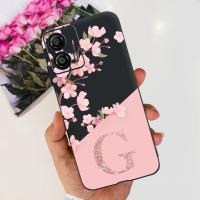 Funda de silicona suave a prueba de golpes para Motorola Moto G53 5G, funda con letras florales, carcasa de parachoques para Moto G53, funda G 53 - details 32