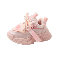 Otoño e invierno nuevas zapatillas cálidas con superficie de cuero para niñas tranquilidad para niñas suela suave antideslizante zapatos para papá para niños corriendo - details 14