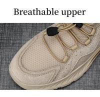 Zapatillas de Moda para Hombres al Aire Libre Zapatos Deportivos Transpirables Antideslizantes de Malla de Verano Calzado Casual de Marrón - details 5
