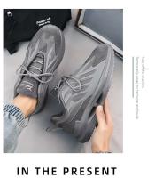 Deportes informales de alta calidad para hombre con parte superior de malla transpirable, suela elástica, zapatos cómodos para caminar, zapatos de gran tamaño para el verano - details 8