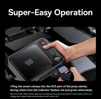 Baseus Super Energía Ultra 3000A Cargador de Coche Rápido PD100W Inversor de Energía Portátil para Emergencias - details 19