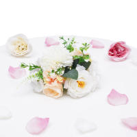 Flores artificiales falsas de plástico para Decoración de mesa de boda, ramo de flores artificiales para fiesta del Día de la madre, decoración de Baby Shower, 10 piezas - details 8