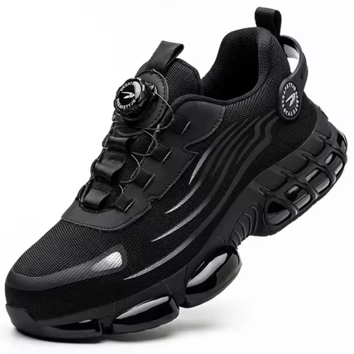 Zapatos de trabajo de seguridad para hombre y mujer, zapatillas cómodas, ligeras, transpirables - 1
