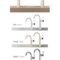 Grifo de Lavabo Alto Mezclador de Calor y Frío Montado en la Deck Mejoras del Hogar Herramientas - details 15