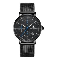 Reloj de hombre simple moda personalidad correa de acero a prueba de agua pareja reloj - details 0
