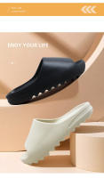 Nuevas zapatillas de suela gruesa suave de EVA para mujer, moda de verano, sandalias para el hogar, zapatos de playa para hombre - details 7