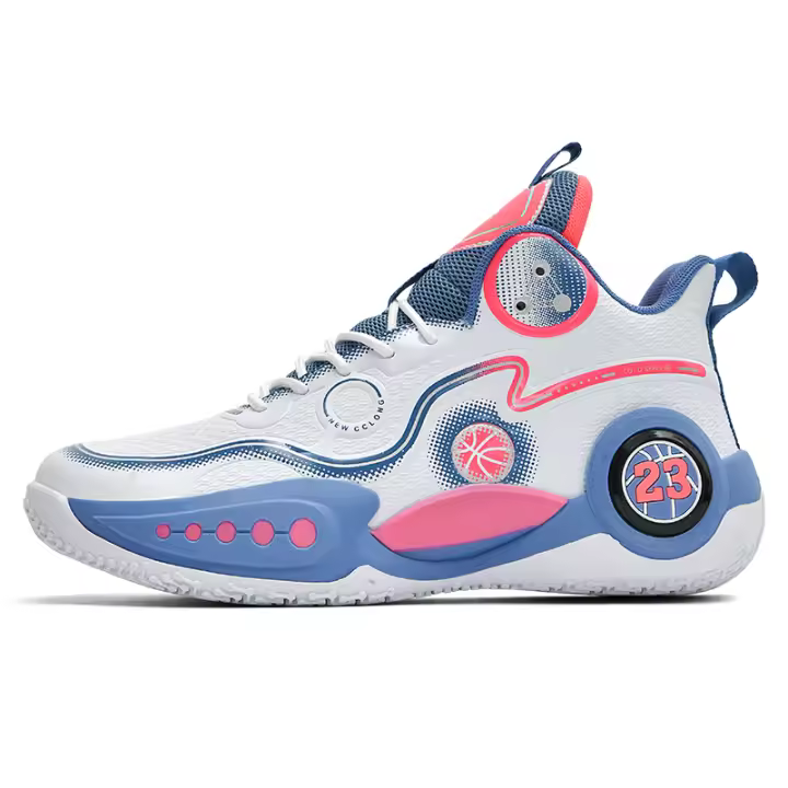 Zapatos de baloncesto para hombre y mujer, zapatillas antideslizantes transpirables, zapatos deportivos ligeros de moda para exteriores - 1
