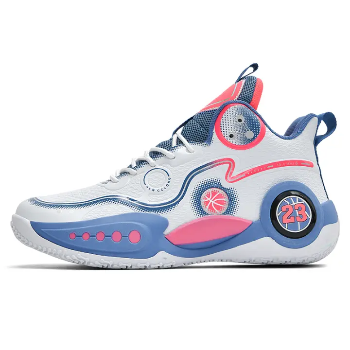 Zapatos de baloncesto para hombre y mujer, zapatillas antideslizantes transpirables, zapatos deportivos ligeros de moda para exteriores - 1