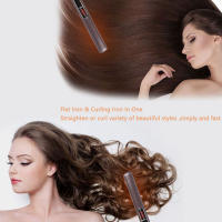 Straightener Profesional de Cerámica de Turmalina 450ℬ Hierro de Peluquería para Estilizar en 2 En 1 Herramienta de Belleza para el Hogar - details 9