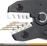 Alicates de Crimping de Electricidad ERGONÓMICOS Herramienta de Crimping de Cable de Ratchet para Automóviles con Términos de Barril Abierto de 600PCS - details 4