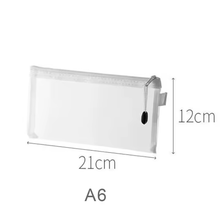 Bolsa de Cierre de Malla Impermeable Organizador de Almacenamiento de Documentos A4/A5/A6 - 1