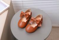 Zapatillas de Niña de Color Sólido con Lazo de Punto Zapatos Suaves para Primeros Pasos - details 3