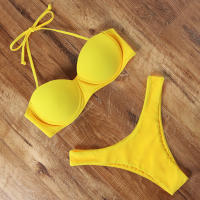 Bañador brasileño Sexy para mujer, conjunto de Bikini con sujetador de realce, traje de baño de dos piezas, ropa de playa de cintura baja, bañador de leopardo - details 25