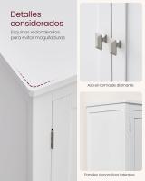 Mueble de Baño Almacenamiento Regulable Armario de Cocina con 2 Cajones y 2 Puertas - details 18