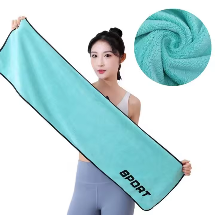 Deportes de fibra ultrafina, suaves y de gran tamaño, adecuados para fiess, secado rápido, absorción del sudor, toalla deportiva de playa - 1