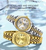Reloj de Pulsera de Cuarzo Analógico NIBOSI Resistente al Agua, Diseño Delicado, Oro, Acero Inoxidable para Mujeres - details 0