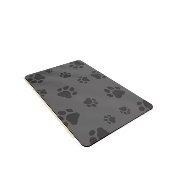 Mantel Individual absorbente de agua para mascotas, esterilla de alimentación para perros y gatos, almohadilla para comedero - 1
