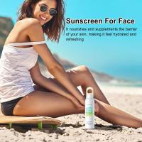 SPF50 protector solar facial en aerosol 50ml loción de protección solar facial bloqueador solar en aerosol crema protectora solar protección solar para el cuerpo y la cara - details 2