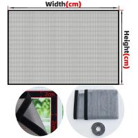 Mosquitera para ventana, malla negra para ventana, autoadhesiva, antiinsectos, malla para ventana, Velcro reutilizable, mosquitera personalizada - details 2