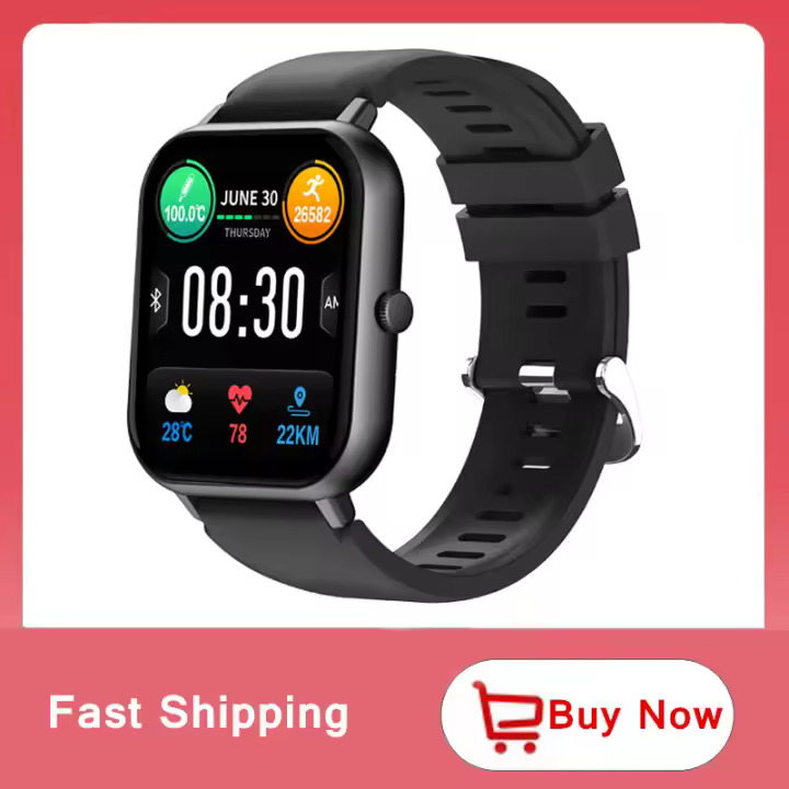 Reloj Inteligente de Android Wear Pantalla Táctil de 1.83 pulgadas Respuesta de Llamadas Bluetooth - 1