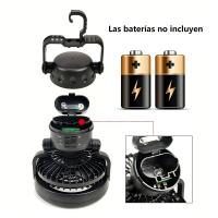 Luz de ventilador de camping multifuncional Tienda colgante plegable Camping 18 LED Rotación de 180 grados Luz de ventilador de camping ligera para viajes al aire libre - details 5