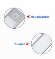 Luz LED con Sensor de movimiento PIR para debajo del armario, lámpara nocturna recargable por USB para cocina y interior, 12/23/40/60CM - details 6