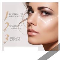 Jaysuing crema reafirmante para ojos hidratante que reafirma instantáneamente la piel debajo de los ojos reduce la hinchazón de los ojos bolsa para los ojos desvanece las líneas finas - details 4
