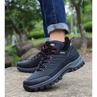 Botas De Invierno De Marca Para Hombre, Botas De Nieve Cálidas Para Hombre, Zapatillas De Deporte De Cuero De Alta Calidad Para Hombre, Botas De Senderismo Para Exteriores, Zapatos De Trabajo, Talla 39-46 - details 22