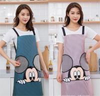 Delantal Impermeable y Resistente Al Aceite para Cocina,Con Bolsillo de Delantal,Delantal de Cocina para Mujer - details 4