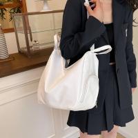 Bolso Hobo de Color sólido, bolso de hombro de piel sintética con cremallera, bolso cruzado multifunción impermeable, mochila para mujer - details 4
