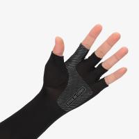 Mangas deportivas para brazo, protección solar UV para ciclismo, correr, pesca, escalada, mangas frescas de hielo, 5 dedos, 1 par - details 3