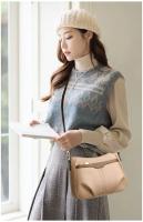 Bolso de mano de piel sintética de alta calidad, bolso de mujer, bolsos de hombro tipo bandolera de Color sólido, bolso de mano tipo mensajero para mujer - details 26