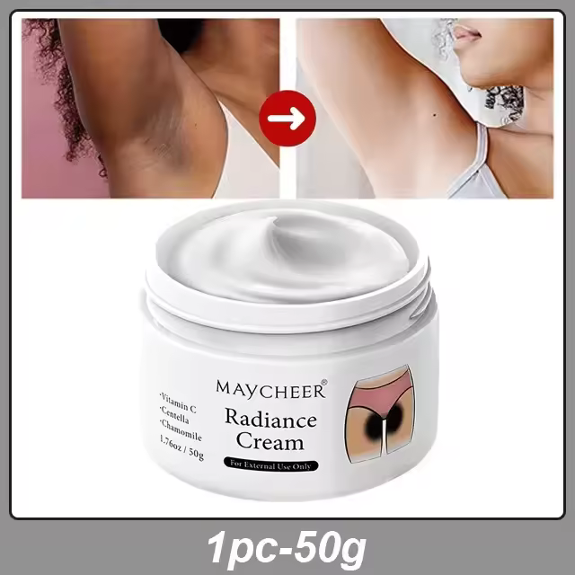 Crema blanqueadora de 50g para partes privadas, blanqueamiento de axilas, blanqueamiento de glúteos y rodillas, ilumina la parte interna del muslo, partes íntimas, elimina la melanina oscura - 1
