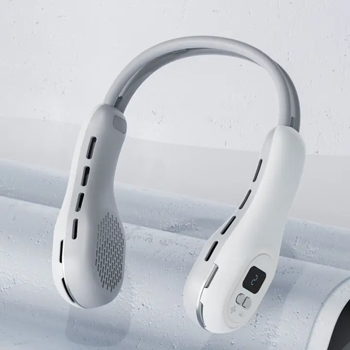 Ventilador sin aspas mini USB silencioso deportivo portátil para el cuello - 1