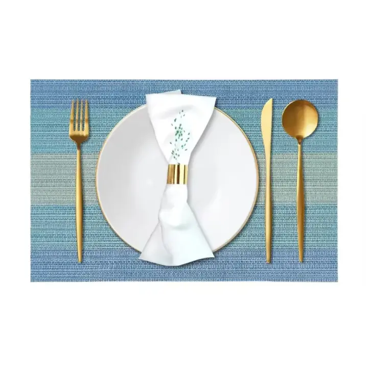 Manteles Individuales con Aislamiento Térmico Impermeable a Prueba de Aceite para Mesas de Cocina, Comedor, Hogar, Fiesta, Hotel - 1