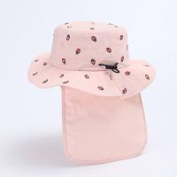 Gorro panamá Kawaii para niños, protección del cuello, bordado de dibujos animados, sombrero para el sol para bebé, protector solar, sombrero de pescador de verano de secado rápido para niñas - details 5