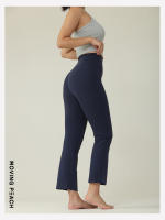 Pantalones acampanados de LICRA para mujer, mallas cortas de Yoga de alta elasticidad, cintura alta, suaves, para Fitness - details 8