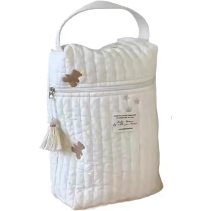 Bolsa Portátil para Chupetes Patrón de Bordado Bolsa Plegable para Alimentos de Bebé - 1