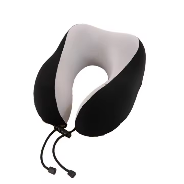 Almohada de viaje en forma de U, cojín portátil de protección del cuello de 360 ​​grados, cómodo y transpirable, almohadilla para el cuello para siesta en coche - 1